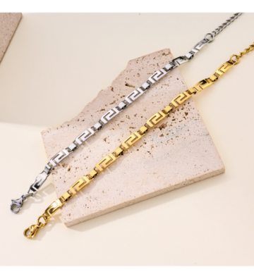 Pulseras brazaletes acero...