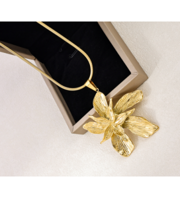 Collares acero Dorado...