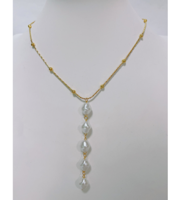 Collares acero Dorado...