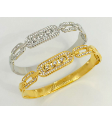 Pulseras brazaletes acero...