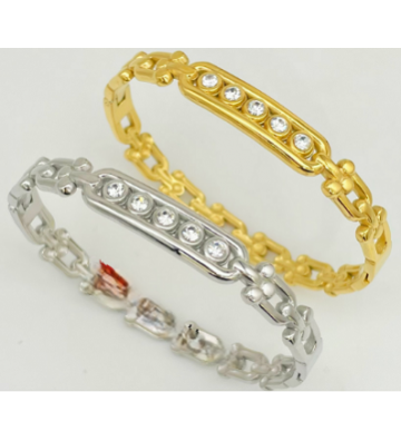 Pulseras brazaletes acero...