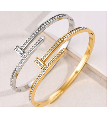 Pulseras brazaletes acero...