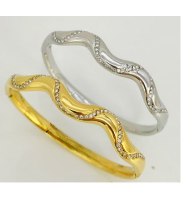 Pulseras brazaletes acero...