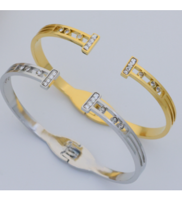 Pulseras brazaletes acero...