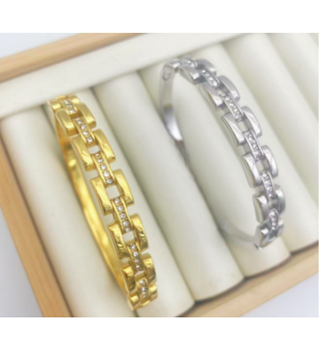 Pulseras brazaletes acero...