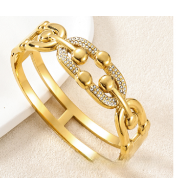 Pulseras brazaletes acero...