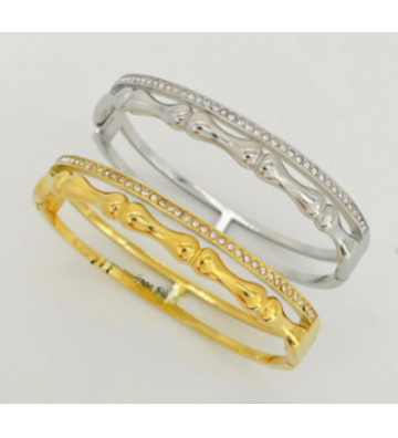 Pulseras brazaletes acero...