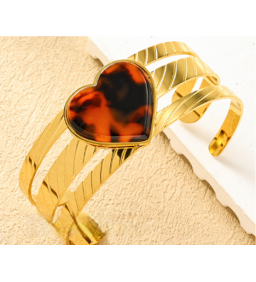 Pulseras brazaletes acero...