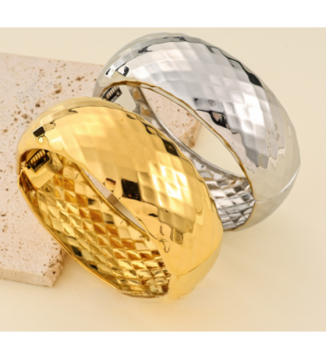 Pulseras brazaletes acero...