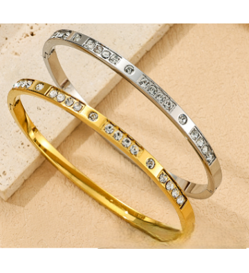 Pulseras brazaletes acero...