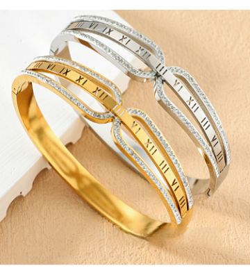 Pulseras brazaletes acero...