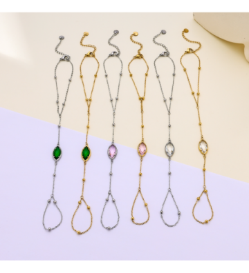 Pulseras brazaletes acero...