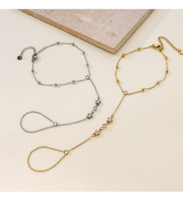 Pulseras brazaletes acero...