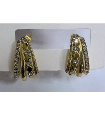 Pendientes acero Plateado...