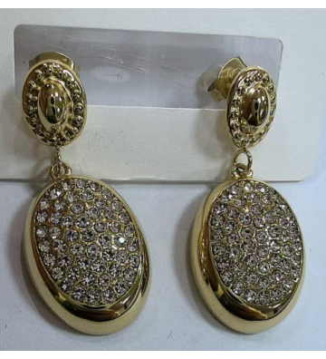 Pendientes acero Dorado...