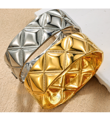 Pulseras brazaletes acero...