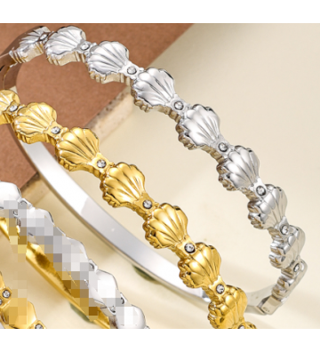 Pulseras brazaletes acero...