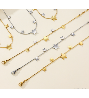 Pulseras brazaletes acero...