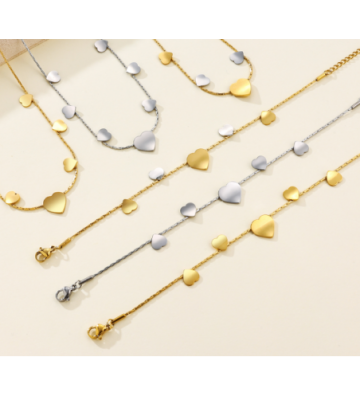 Pulseras brazaletes acero...