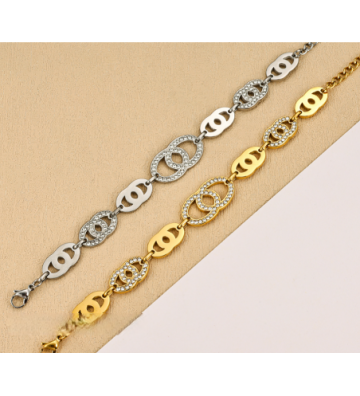 Pulseras brazaletes acero...