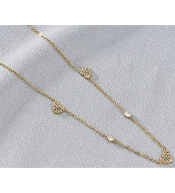 Collares acero Dorado...