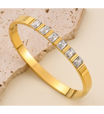 Pulseras brazaletes acero...