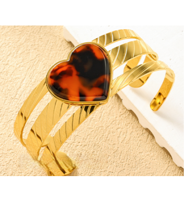 Pulseras brazaletes acero...