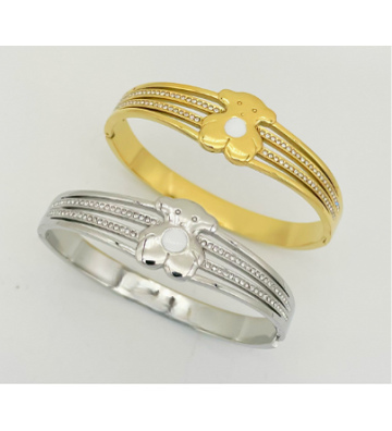 Pulseras brazaletes acero...