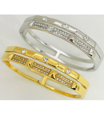 Pulseras brazaletes acero...