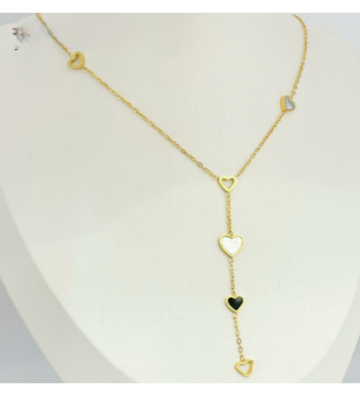 Collares acero Plateado...