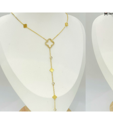 Collares acero Plateado...