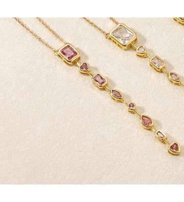 Collares acero Dorado...