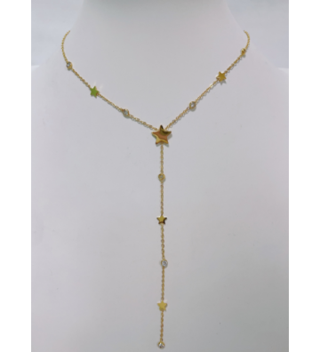 Collares acero Plateado...