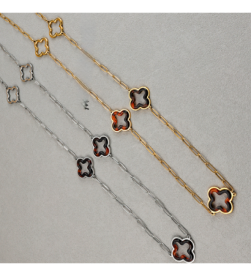 Collares acero Dorado...