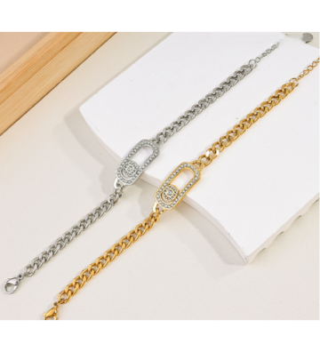 Pulseras brazaletes acero...