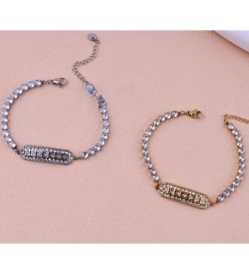 Pulseras brazaletes acero...