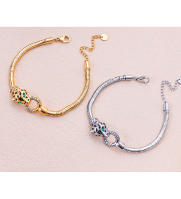 Pulseras brazaletes acero...