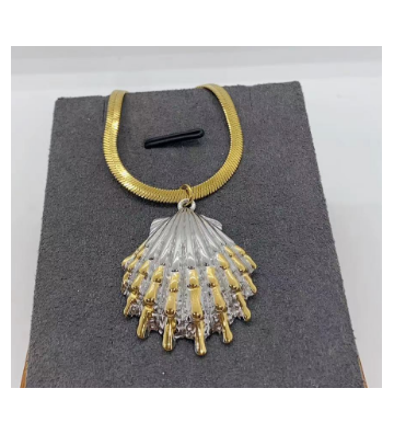 Collares acero Dorado...