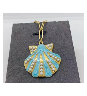 Collares acero Dorado...