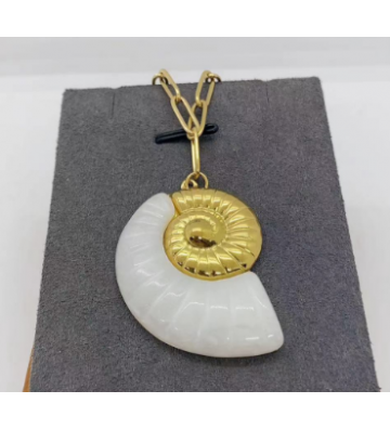 Collares acero Dorado...