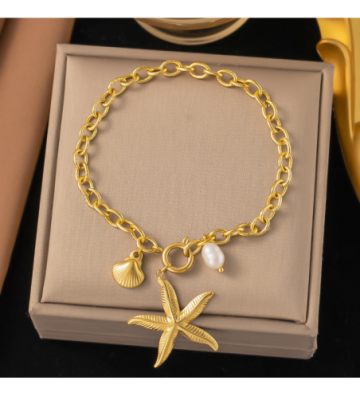 Pulseras brazaletes acero...