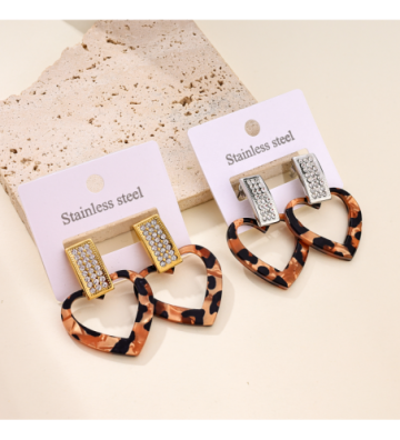 Pendientes acero Dorado...