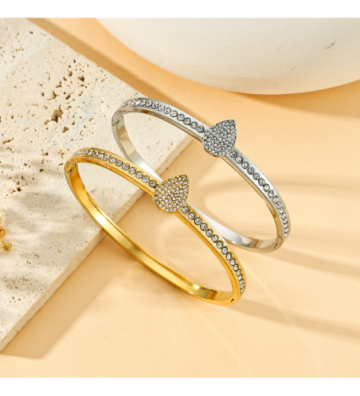 Pulseras brazaletes acero...