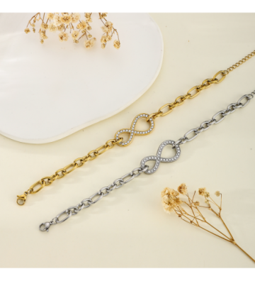 Pulseras brazaletes acero...