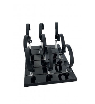 Expositor negro de relojes