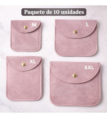 Bolsita rosa talla L de...