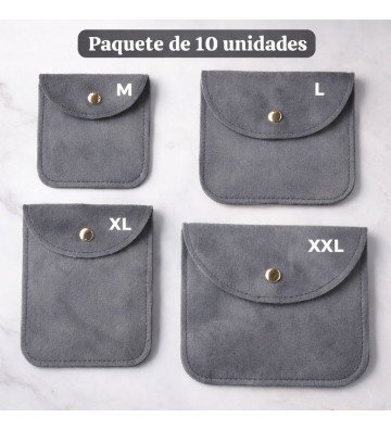 Bolsita gris talla XL de...