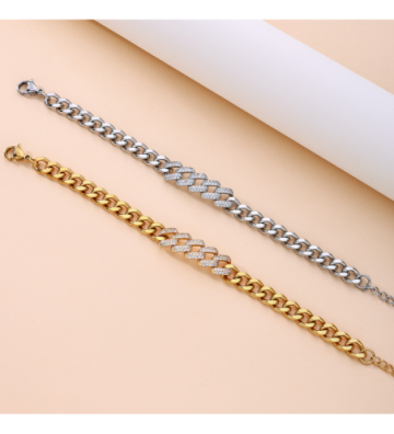 Pulseras brazaletes acero...