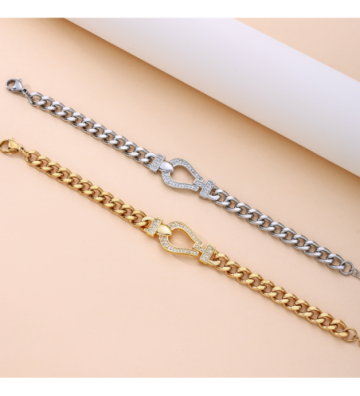 Pulseras brazaletes acero...