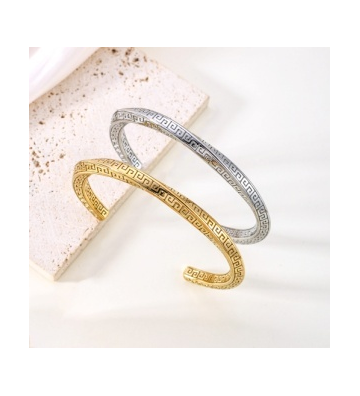 Pulseras brazaletes acero...